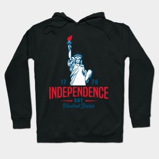 4th of July 1776  American independence day design Hoodie